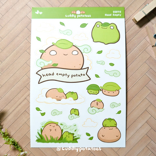 Head Empty Potato & Fwog - Sticker Sheet