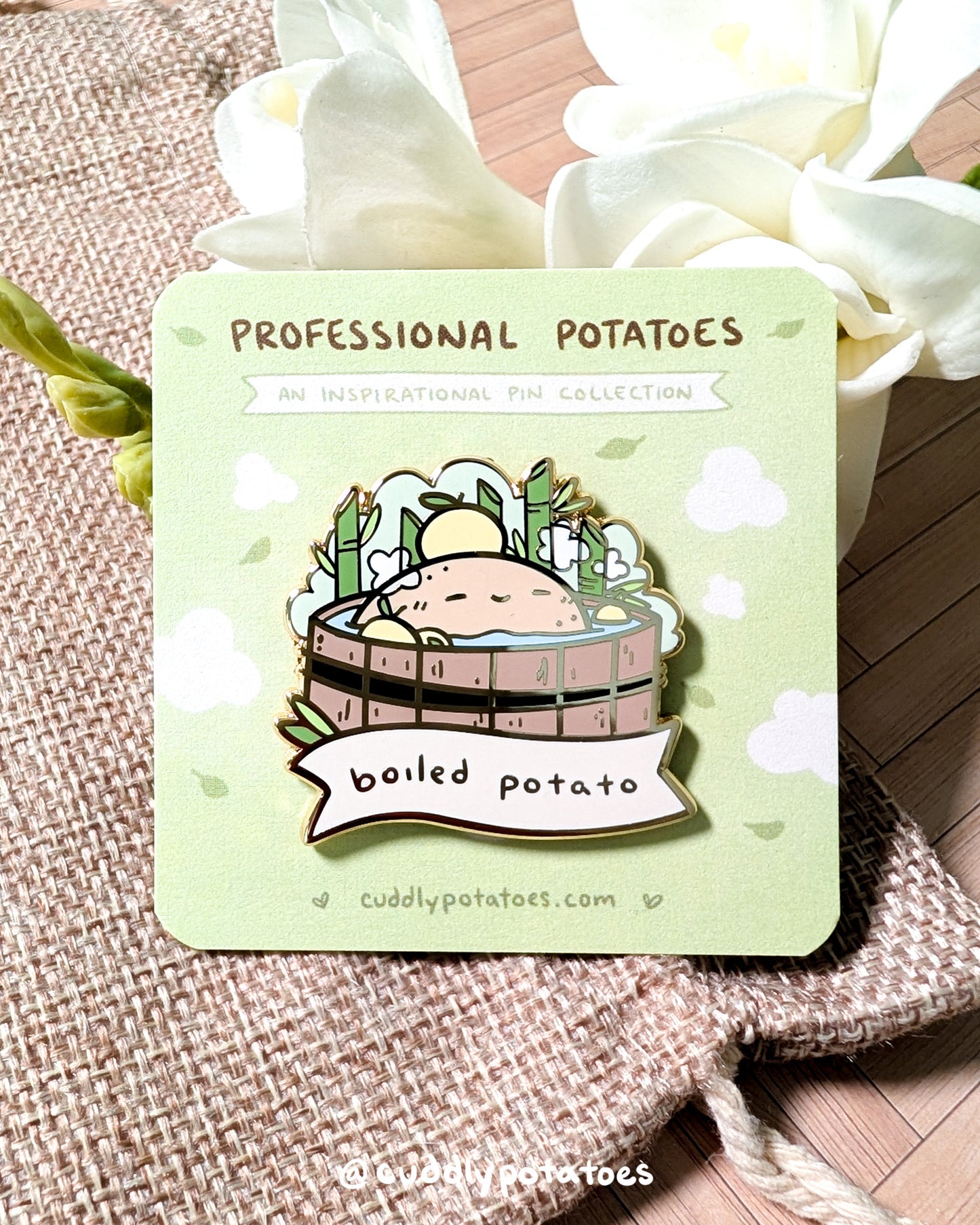 "Boiled Potato" Enamel Pin