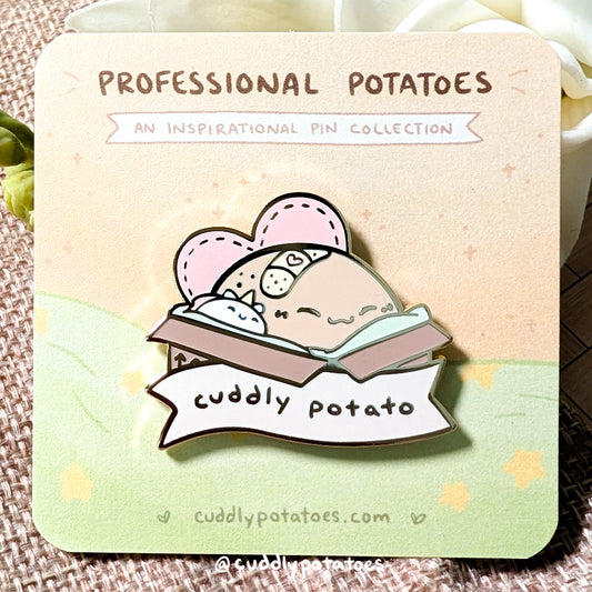 "Cuddly Potato" Enamel Pin