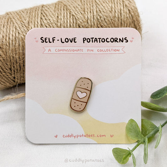 "Bandage" Self-Love Mini Enamel Pin