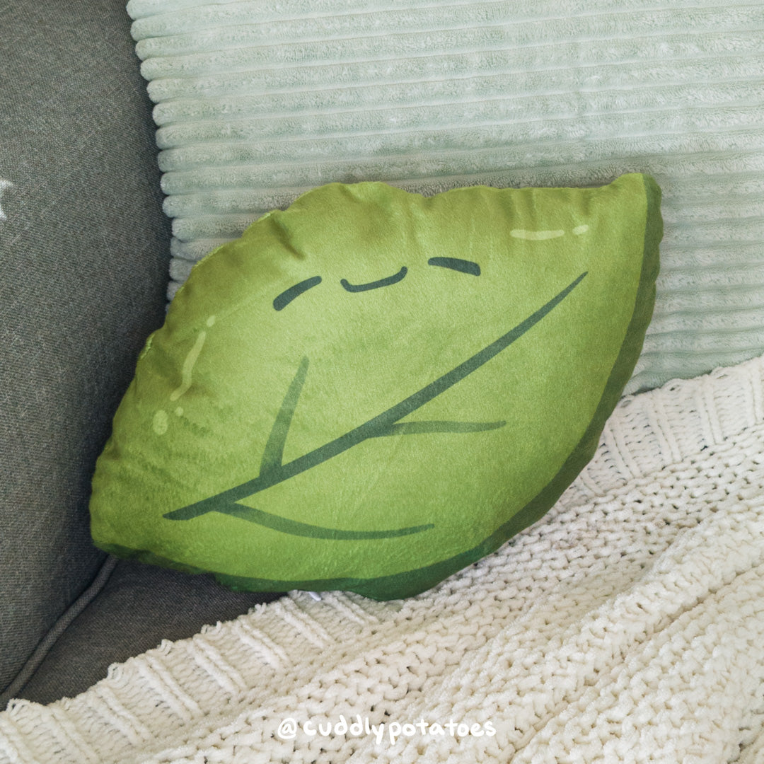 Leaf 2024 shaped pillow